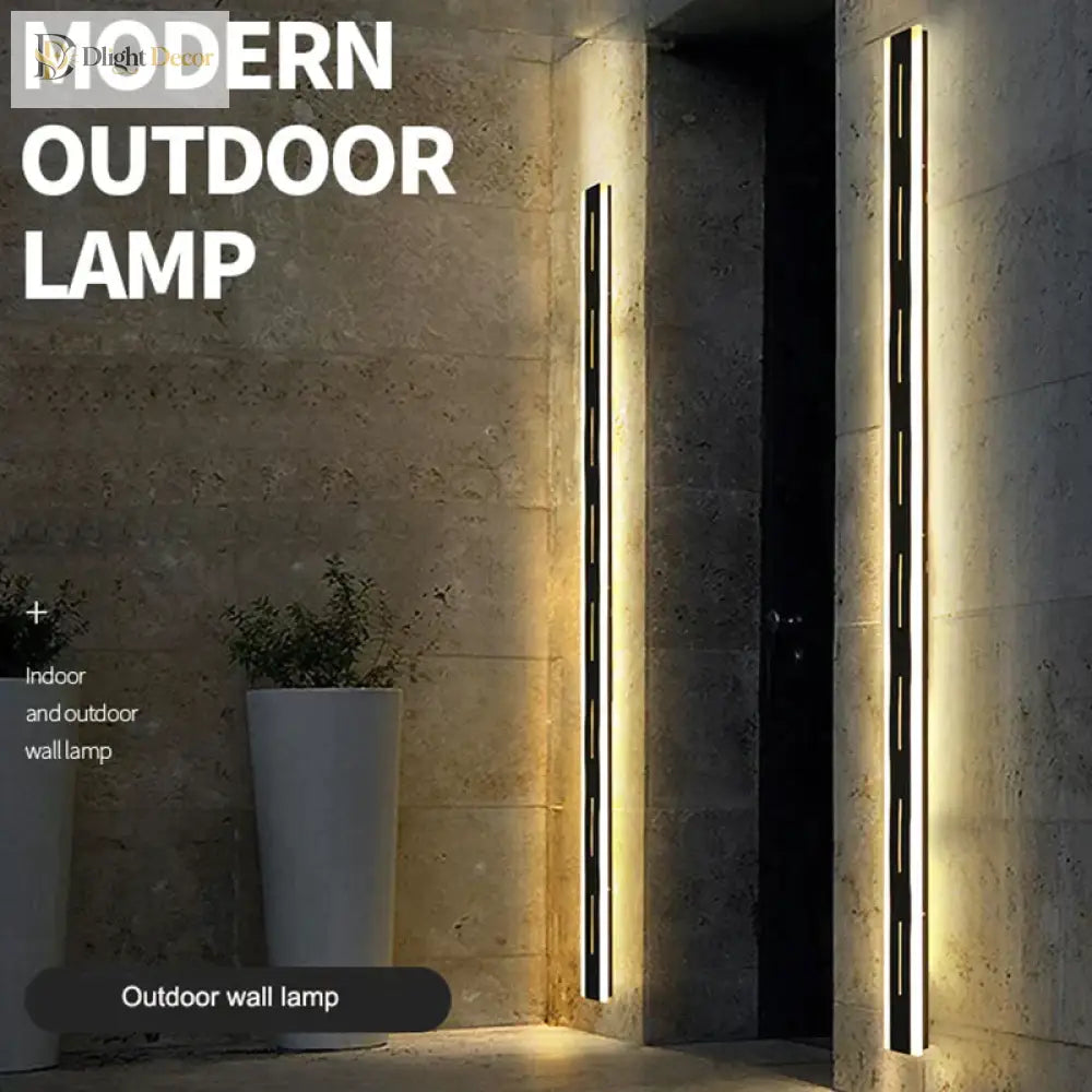 Eva’s Waterproof Aluminum Led Outdoor Wall Lamp - Remote Controlled Garden Porch Sconce Lamps