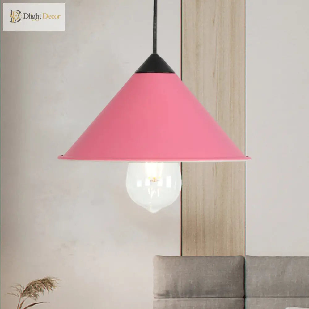 Eva - Stylish Cone Pendant Lamp (Choose Your Color!)