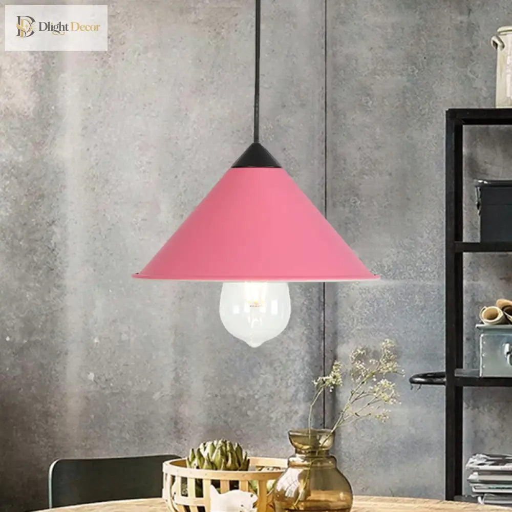 Eva - Stylish Cone Pendant Lamp (Choose Your Color!)