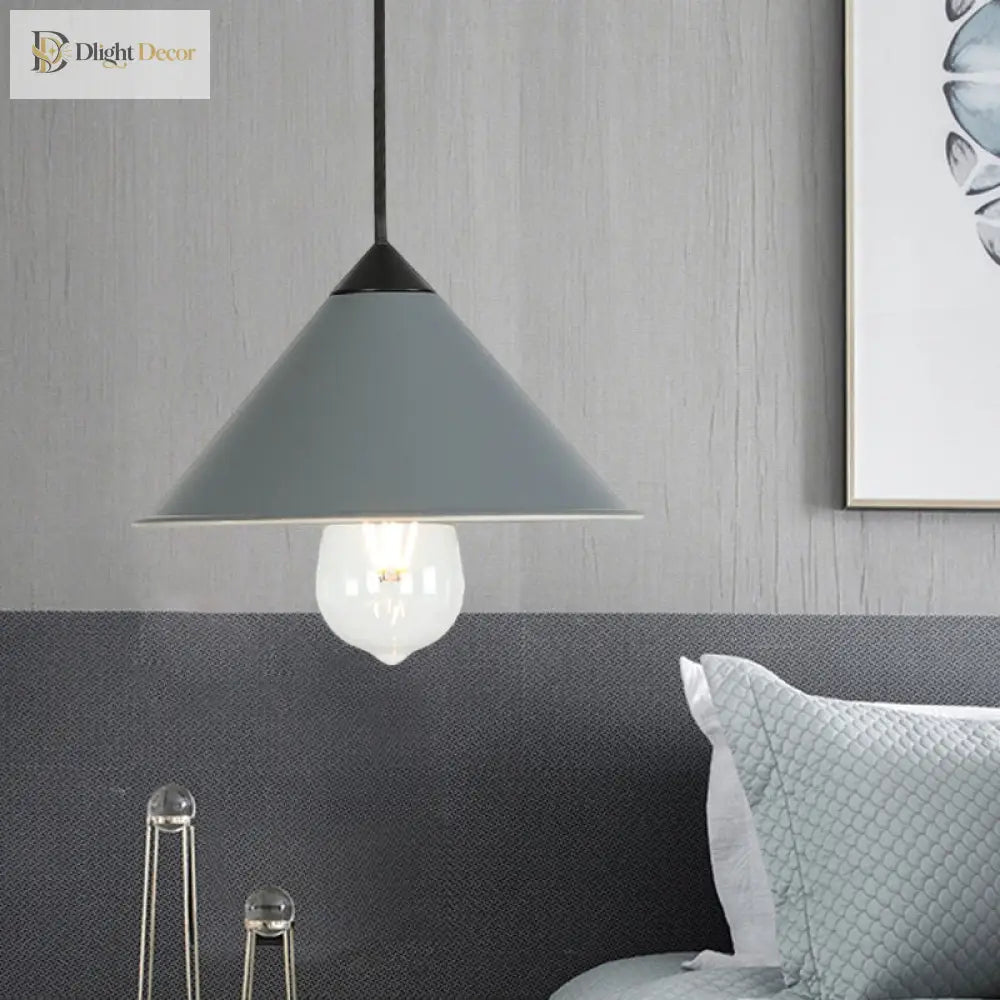 Eva - Stylish Cone Pendant Lamp (Choose Your Color!)