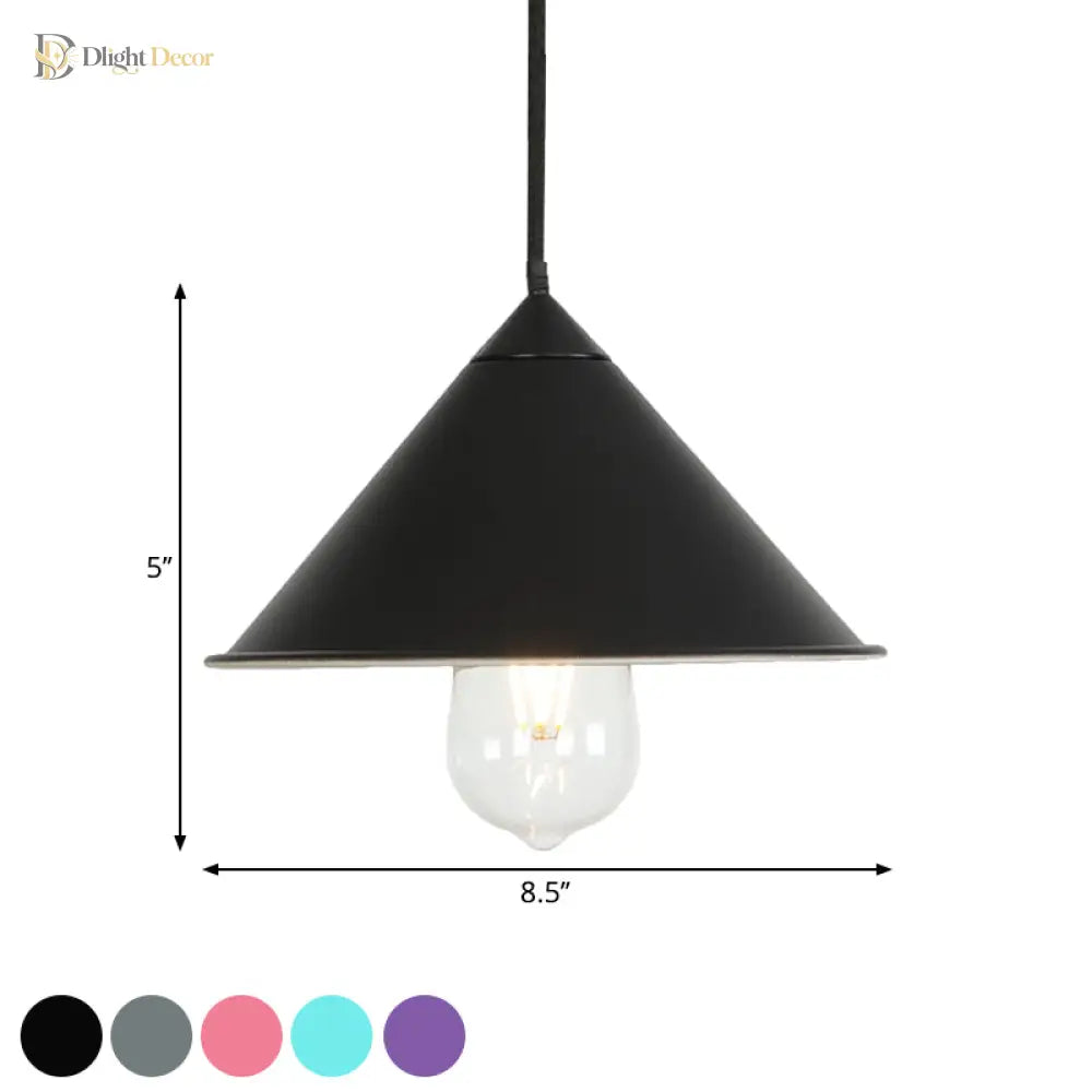 Eva - Stylish Cone Pendant Lamp (Choose Your Color!)
