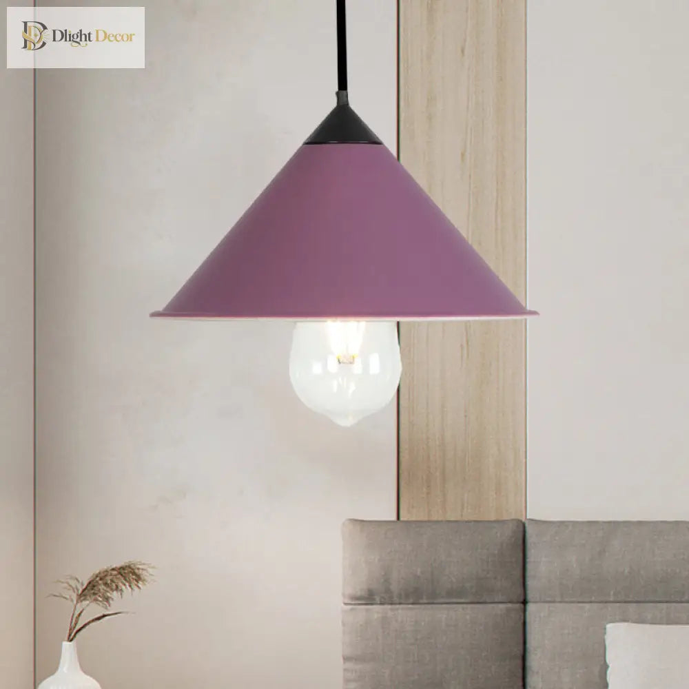 Eva - Stylish Cone Pendant Lamp (Choose Your Color!)