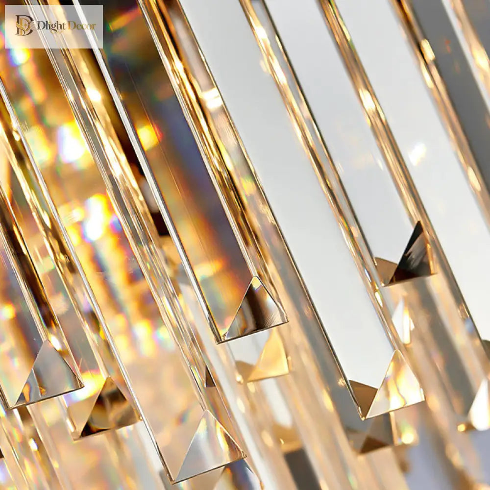 Evelyn’s Crystal Chandelier - Modern Elegance With Tiered Design
