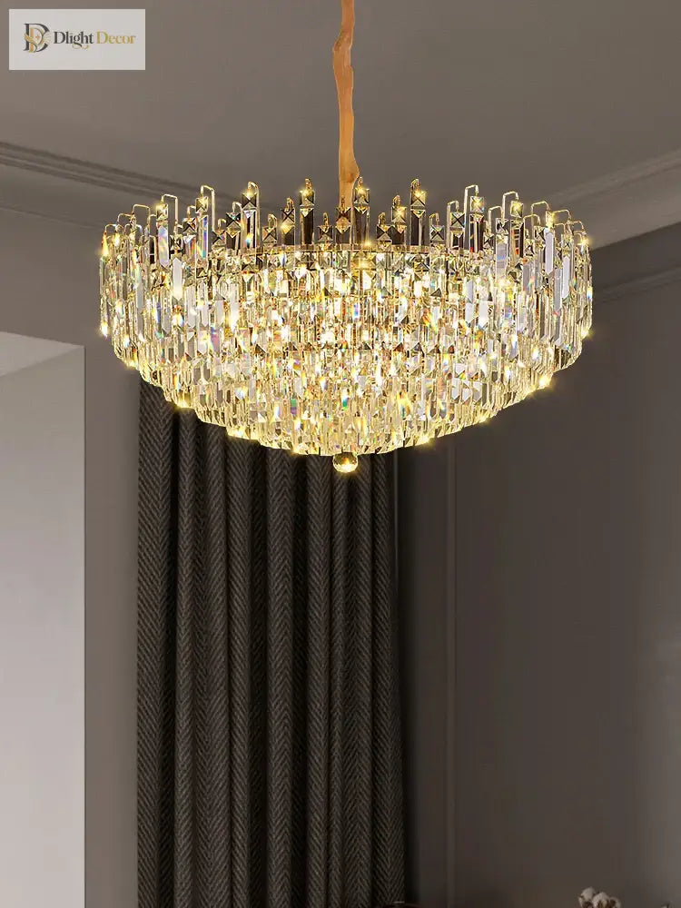 Exquisite Light Luxury Crystal Chandelier For Elegant Living And Dining Spaces Chandelier