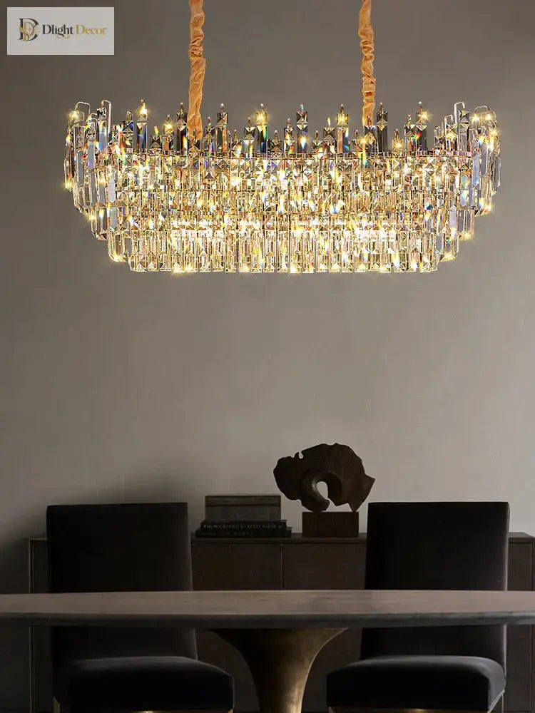Exquisite Light Luxury Crystal Chandelier For Elegant Living And Dining Spaces Chandelier