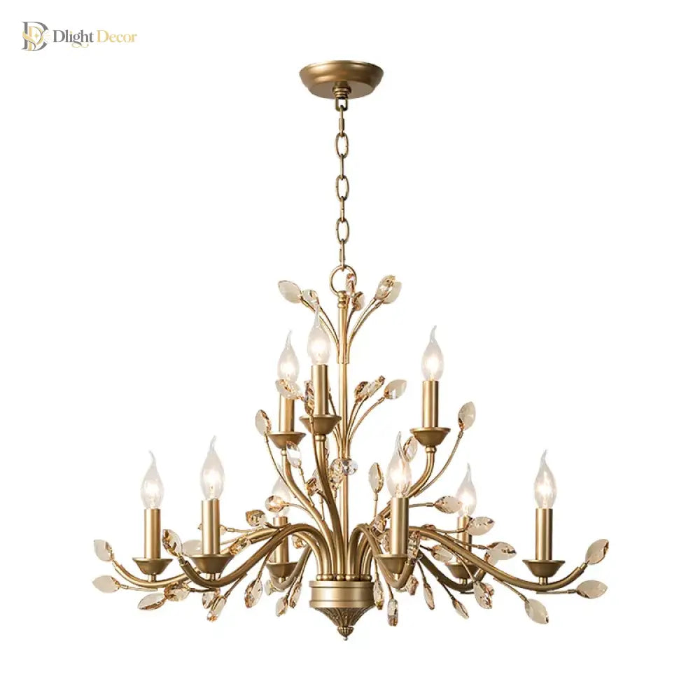 French Branch Crystal Chandelier – product view 6