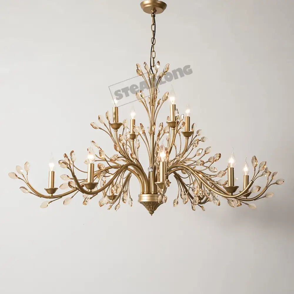 French Branch Crystal Chandelier – configuration option 11