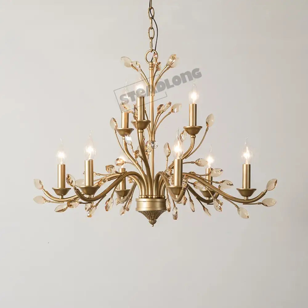 French Branch Crystal Chandelier – configuration option 9