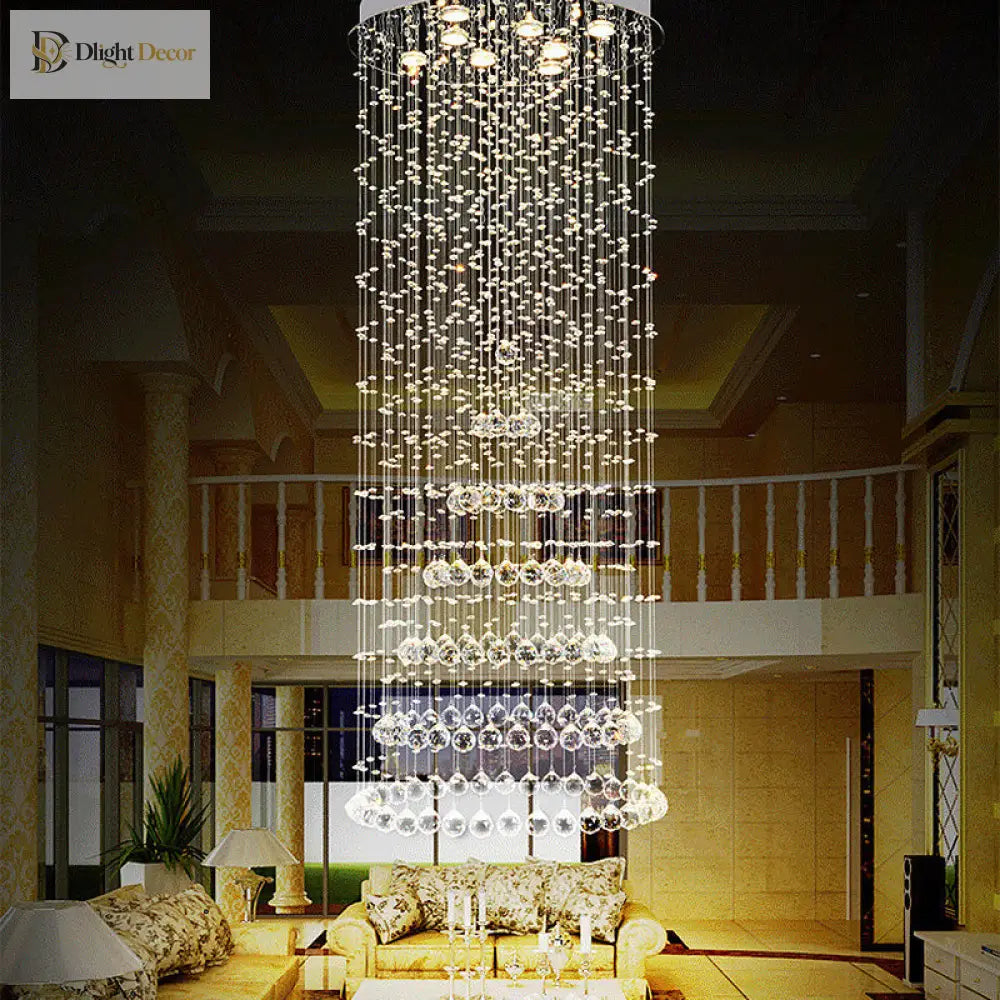 Georgia Elegance With Sparkling Flair: Crystal Ball Flush Mount Light