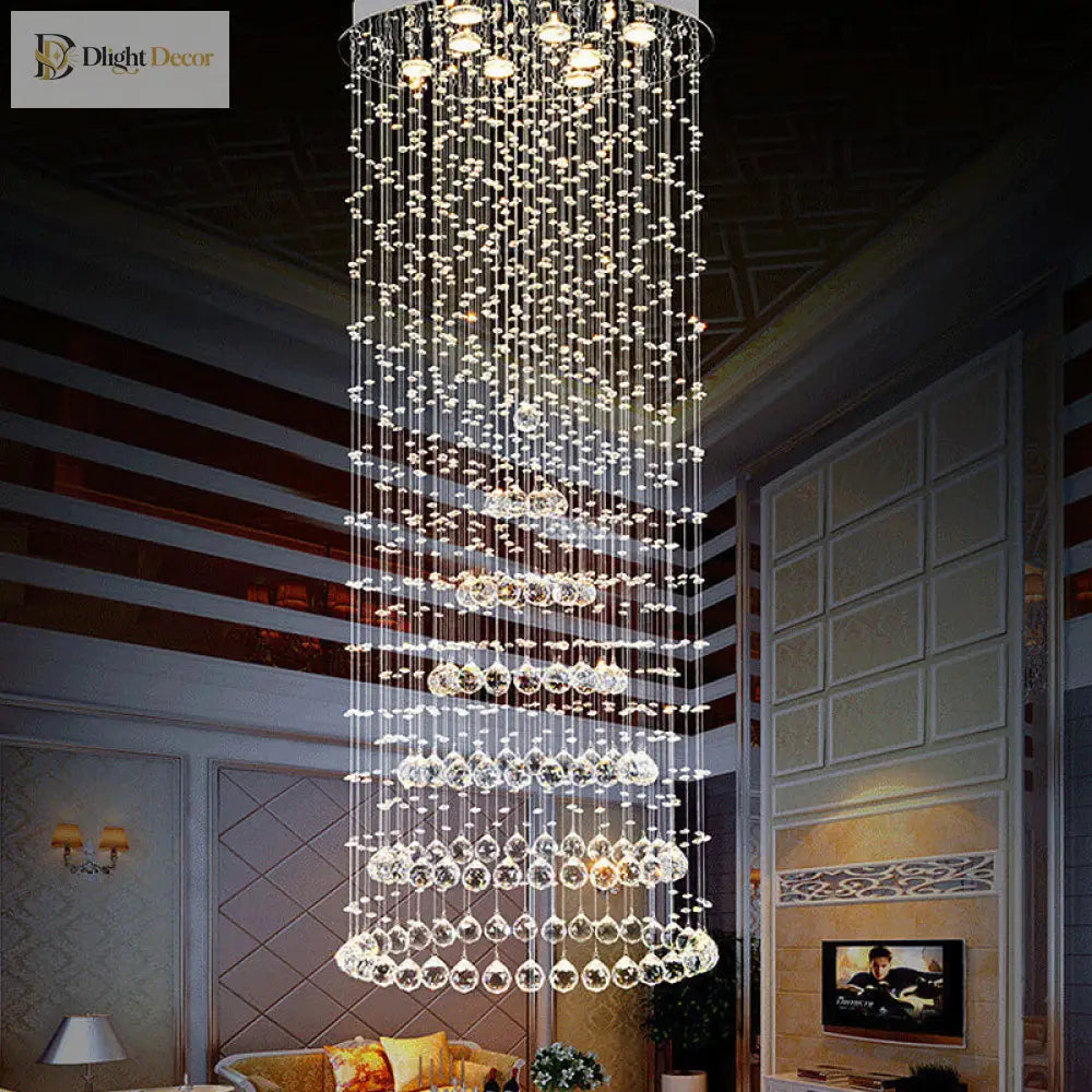 Georgia Elegance With Sparkling Flair: Crystal Ball Flush Mount Light