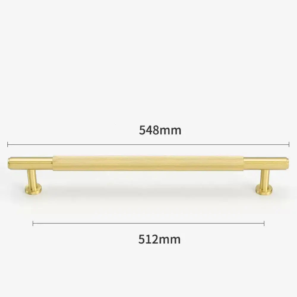 Gold Brass Cabinet Handles – Liner Knobs and Kitchen Drawer Bar Pulls for Furniture gold 548mm Handles