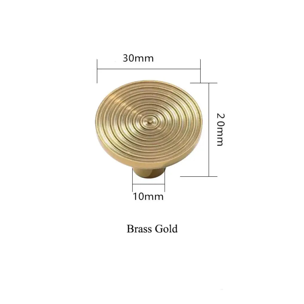 Gold Chrome Polished Gold Spiral Deco Furniture Handles – Modern Kitchen Cabinet and Wardrobe Pulls BB knob Handles