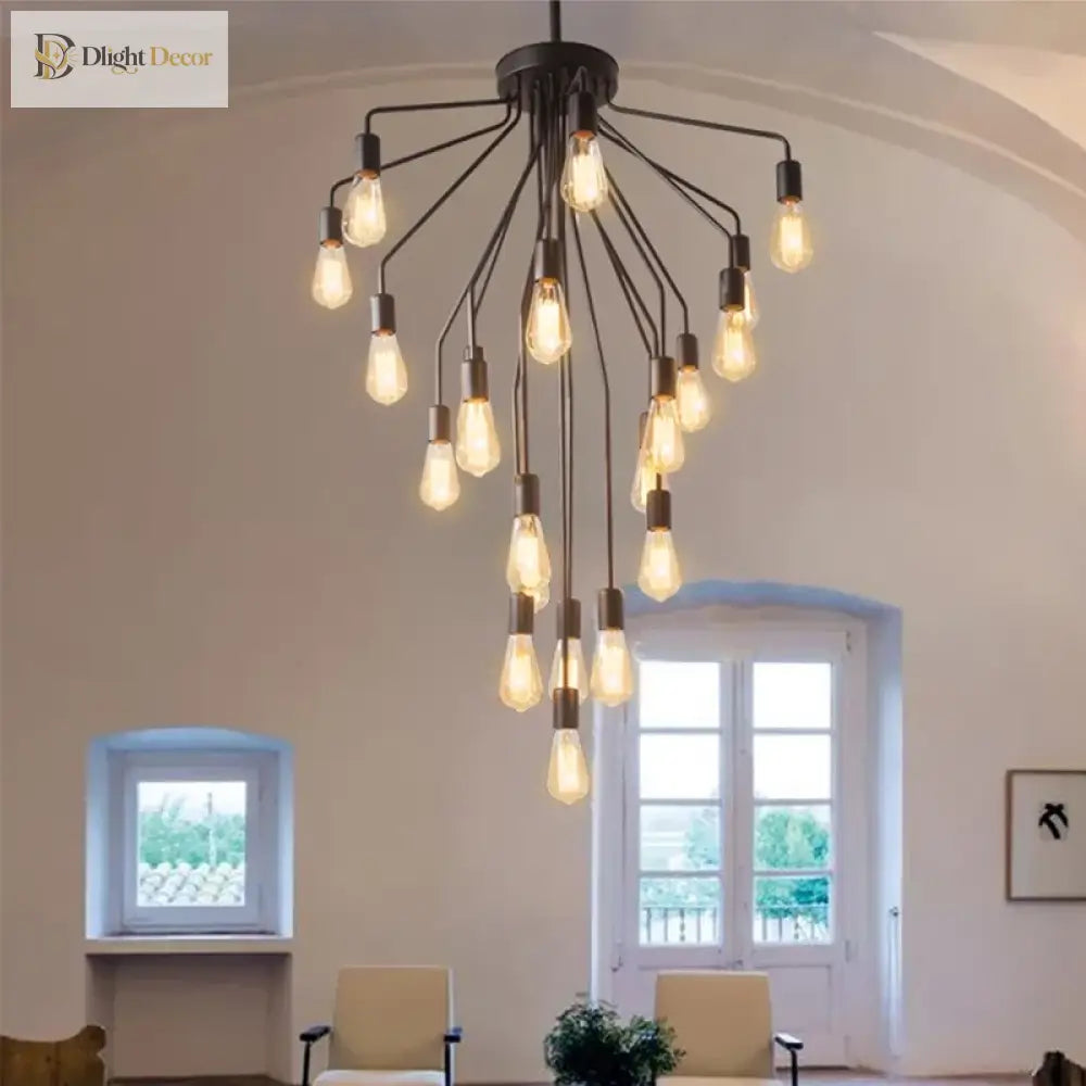 Grace’s American Iron Ceiling Chandelier Ceiling Light
