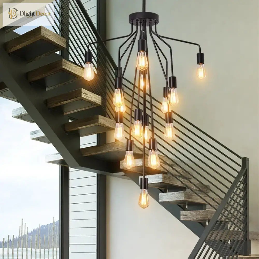 Grace’s American Iron Ceiling Chandelier Ceiling Light