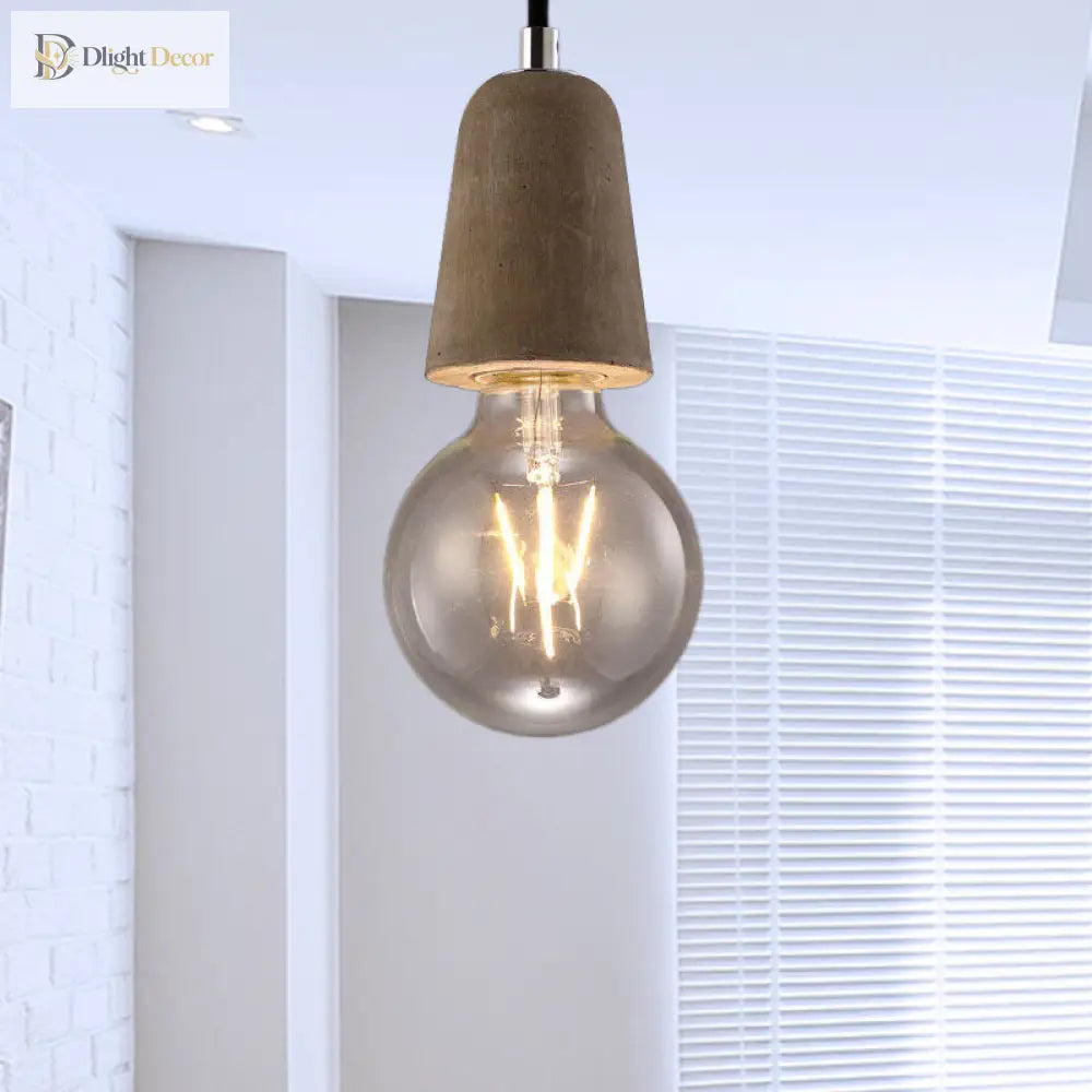 Scarlett Industrial Mini: Pendant Charm With Open Bulb