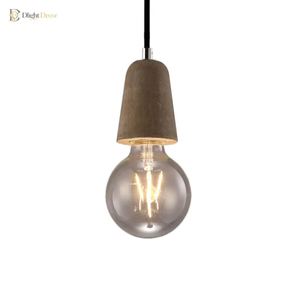 Scarlett Industrial Mini: Pendant Charm With Open Bulb