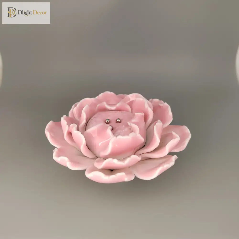 Handmade Ceramic Flower Knobs – Creative Cabinet and Drawer Knobs for Furniture Accessories Knobs