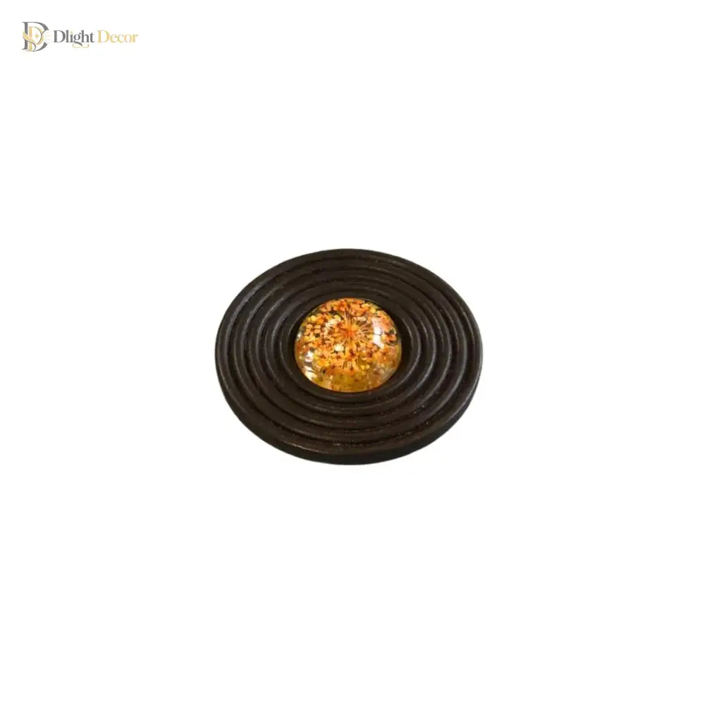 Handmade Wood and Alloy Cabinet Handles – Artistic Drawer and Furniture Knobs for Home Decor Knobs