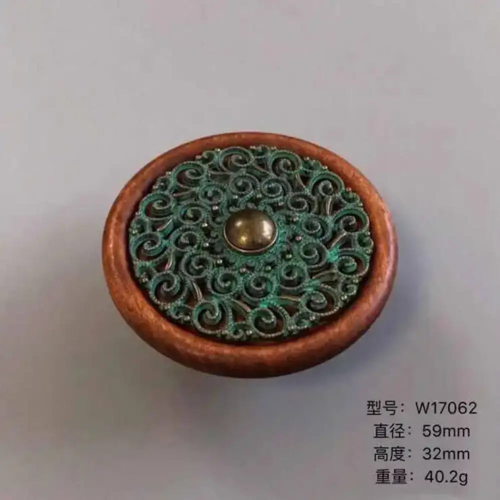 Handmade Wood and Alloy Cabinet Handles – Artistic Drawer and Furniture Knobs for Home Decor W17062 Knobs