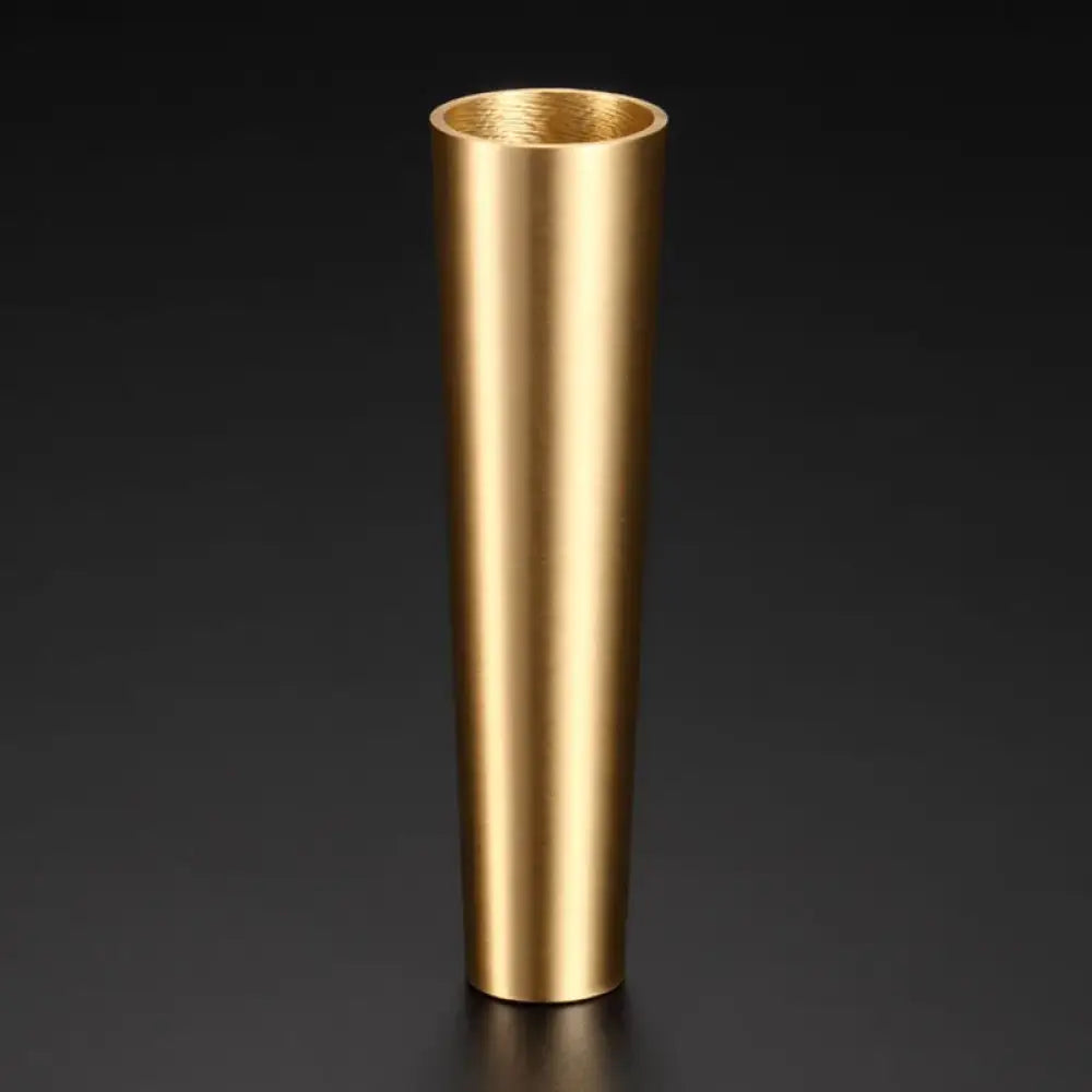 High Brass Cabinet Leg Covers – Gold Chair Cups and Table Feet Protectors for Furniture Cabinet Legs