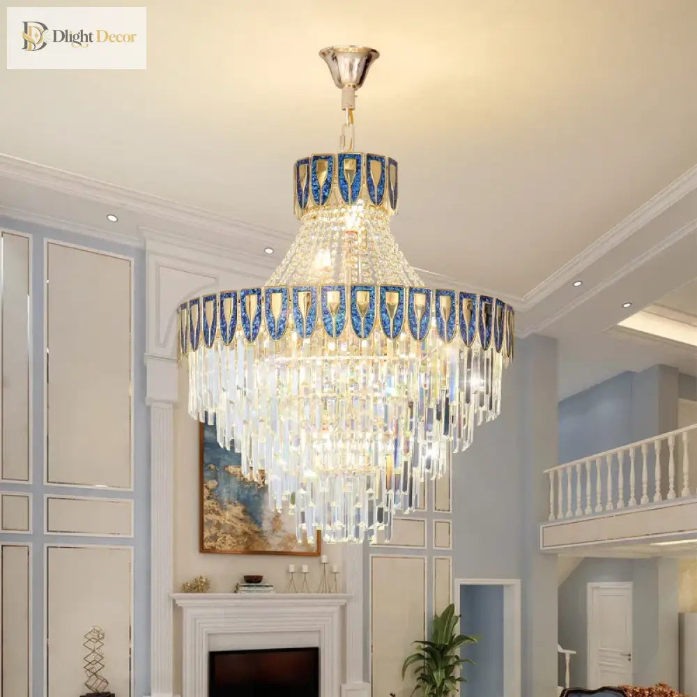 High - End Crystal Chandelier - Artistic Lighting For Living And Dining Spaces Luxury Hotels Duplex