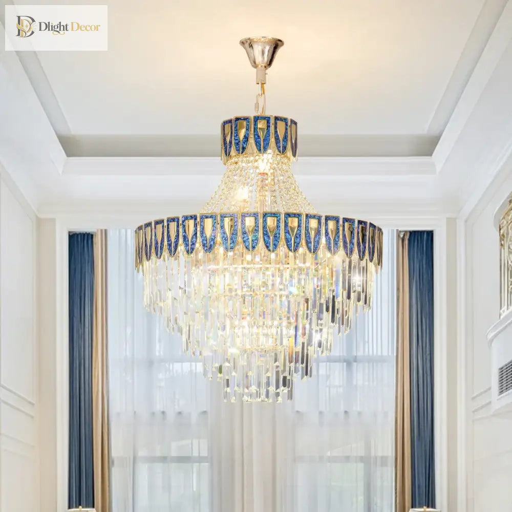 High - End Crystal Chandelier - Artistic Lighting For Living And Dining Spaces Luxury Hotels Duplex