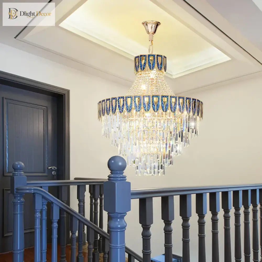 High - End Crystal Chandelier - Artistic Lighting For Living And Dining Spaces Luxury Hotels Duplex