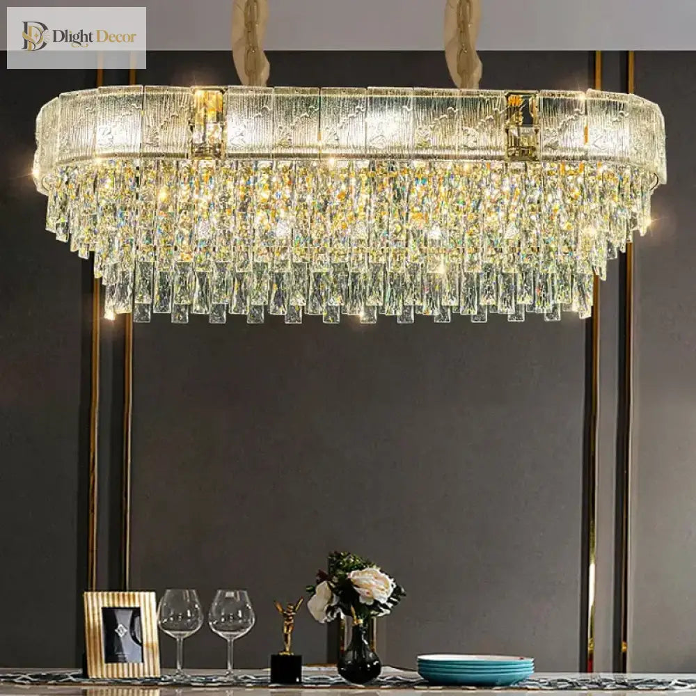 High - End Crystal Chandelier - Elegance And Artistry For Villa Living Spaces Chandelier