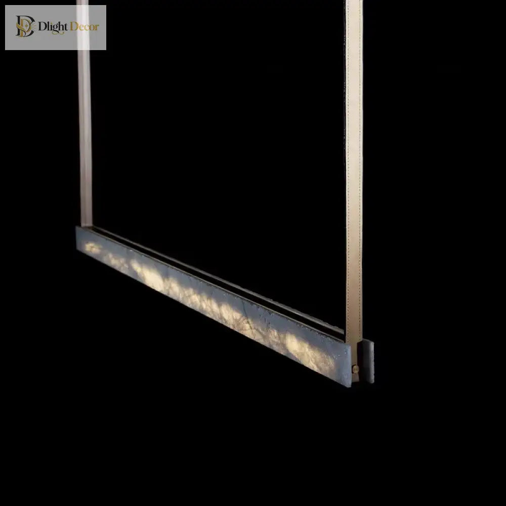 High - End Imitated Marble Led Chandelier - Luxury Art Decor Lighting For Dining Rooms Exhibition