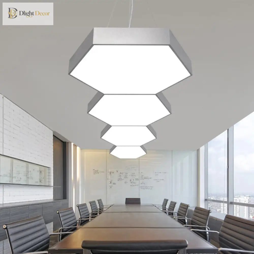 Quinn Modern Honeycomb Led Pendant Lights: Geometric Brilliance For Your Home