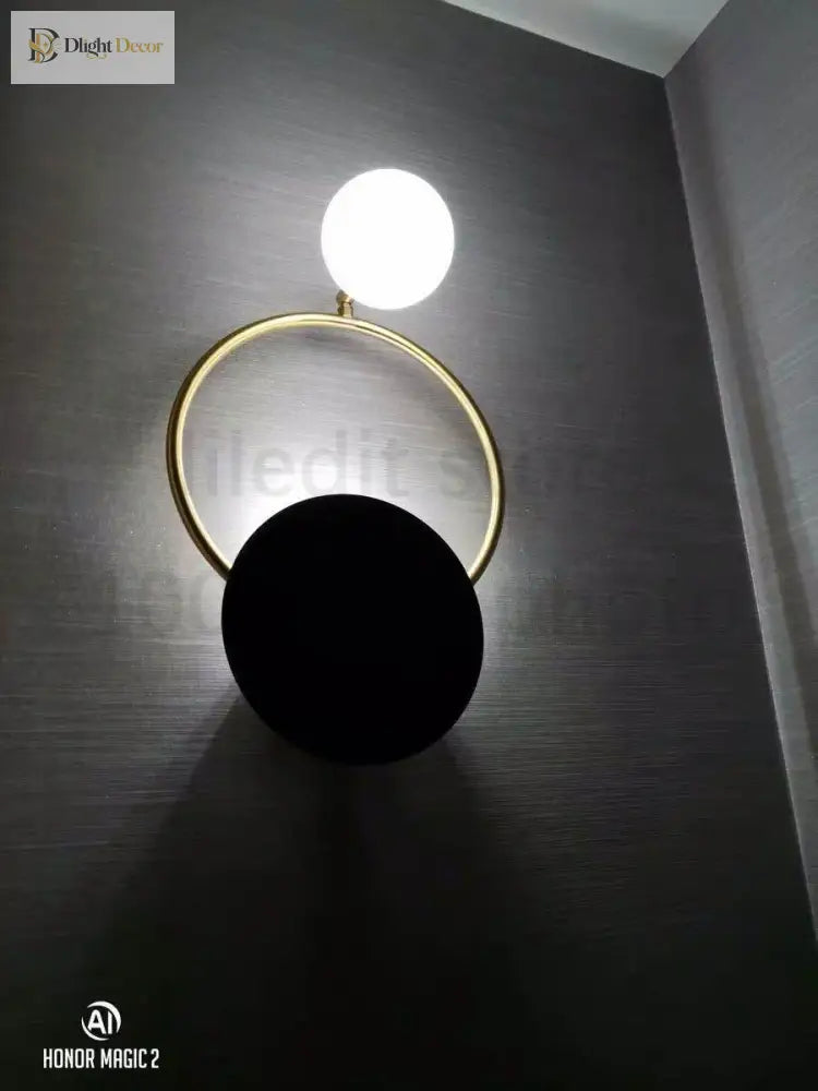 Hot Sale Modern Led Wall Lamp - Nordic Glass Ball Sconce Lighting Fixture For Bedside Bedroom