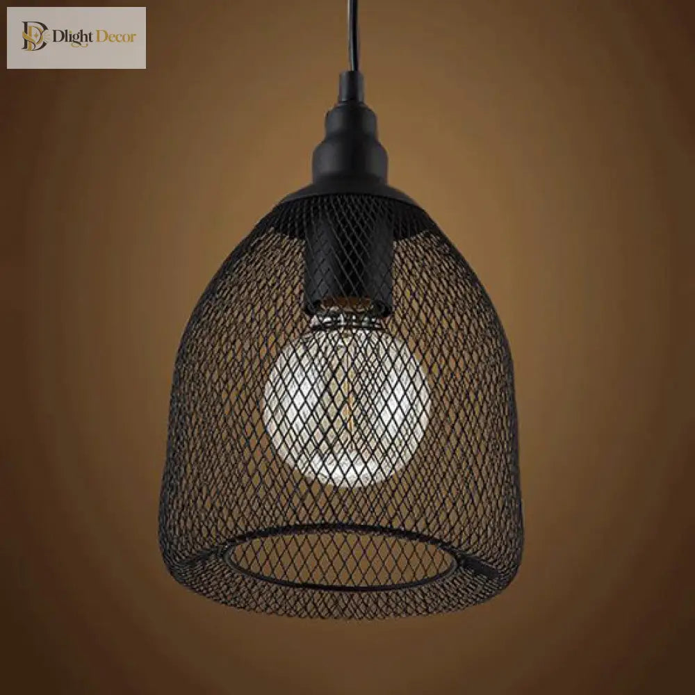 Illuminate Your Space With Industrial Charm: The Bell Metal Pendant Light