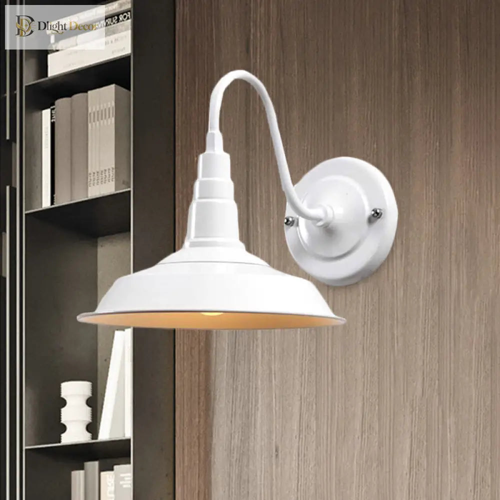 Illuminate Your Space With Industrial Chic: The Barn Wall Sconce Gooseneck Arm