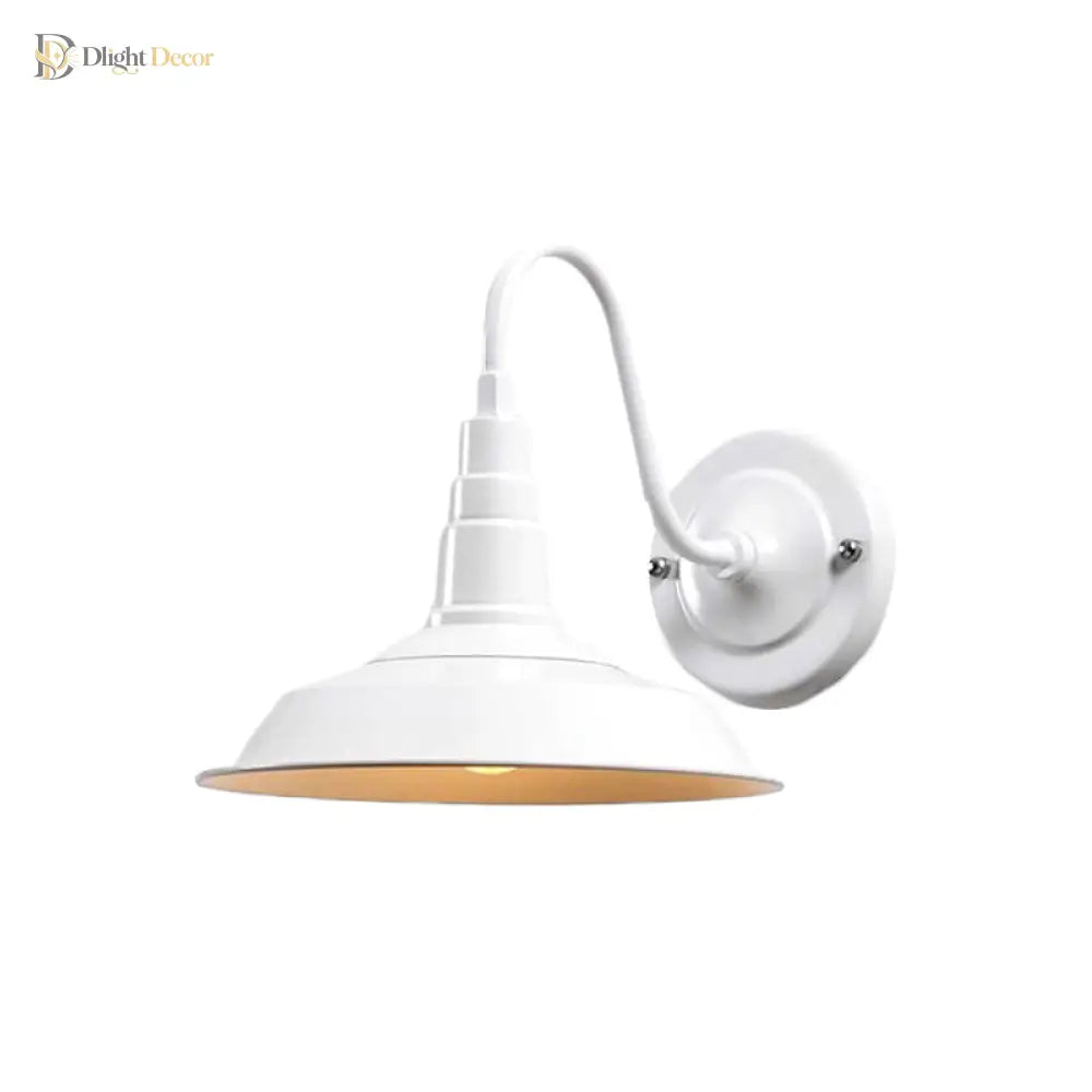 Illuminate Your Space With Industrial Chic: The Barn Wall Sconce Gooseneck Arm