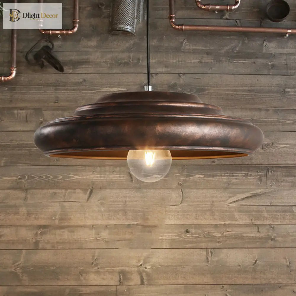 Industrial Chic: Bronze Pendant Light For A Touch Of Factory Flair