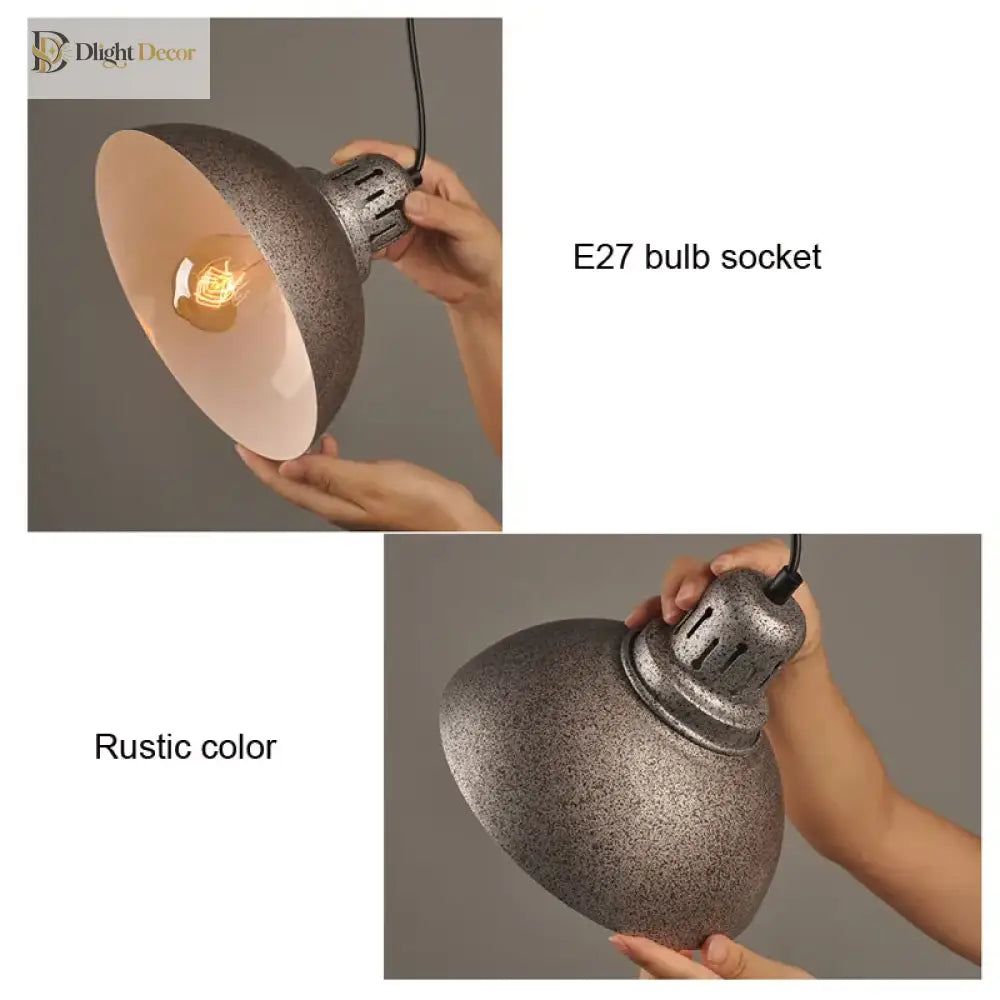 American Loft Retro Industrial Pendant Lamp - Perfect For Dining Rooms Bars And More Lights