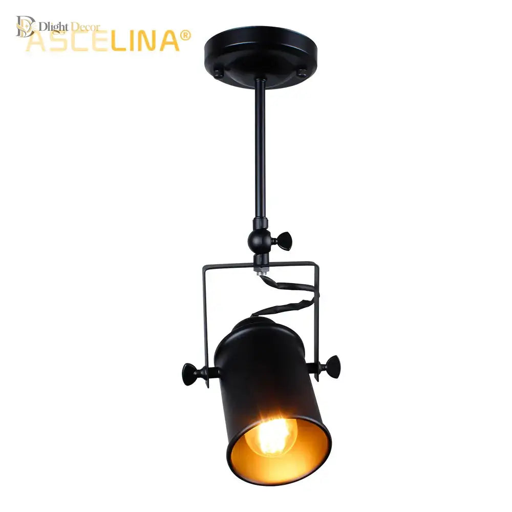 Vintage Industrial Spotlight Pendant Light – product view 5