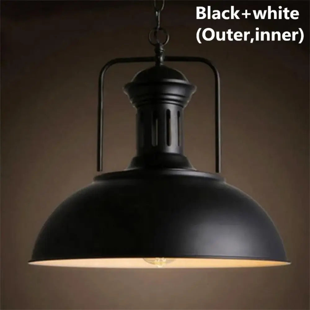 Vintage Country Industrial Pendant Light – style and size option 9