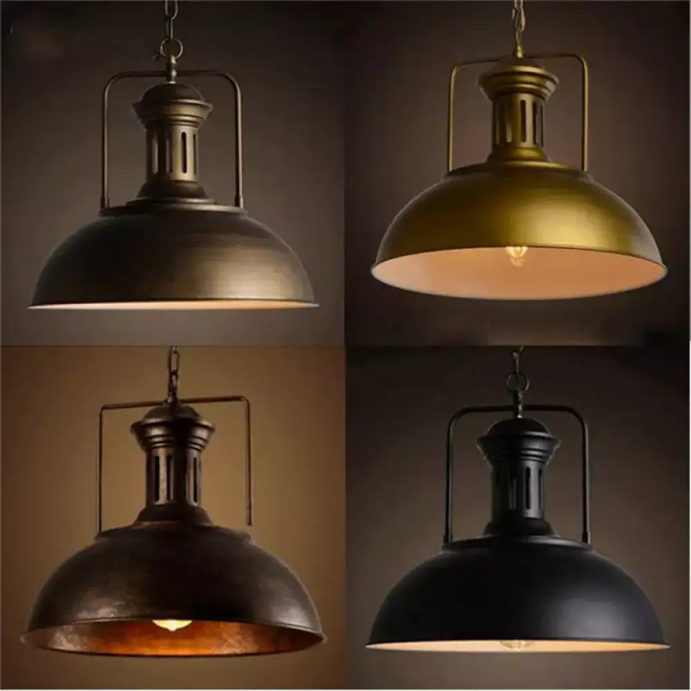 Vintage Country Industrial Pendant Light – product view 1