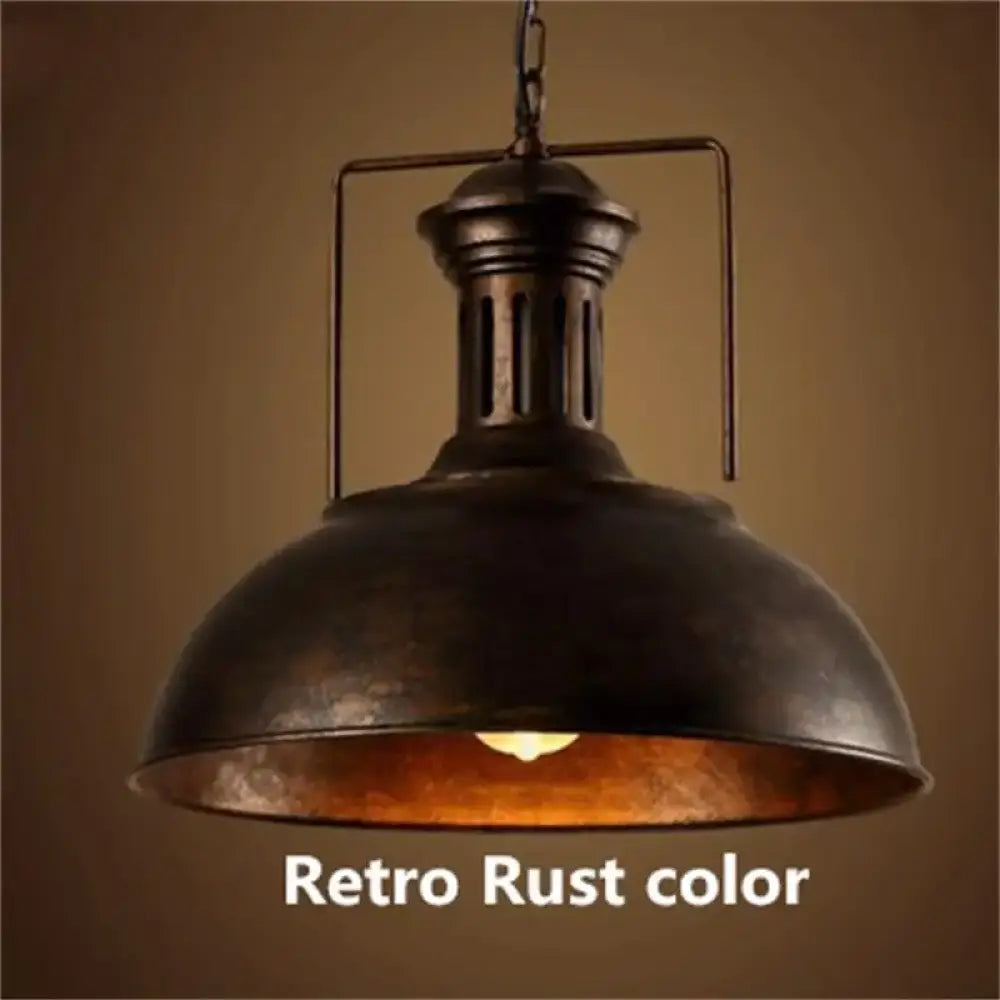 Vintage Country Industrial Pendant Light – style and size option 10