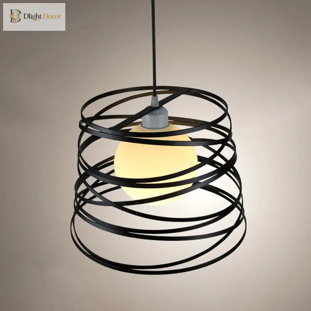 Isabella’s White Glass Dome Pendant Light