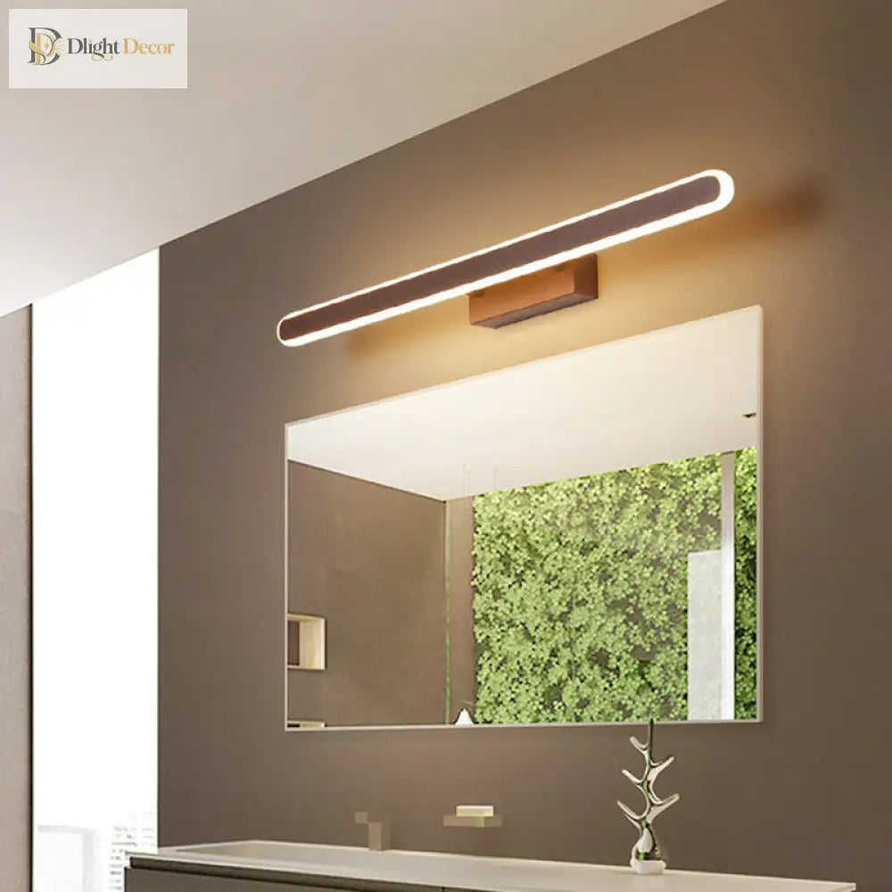 Isla Coffee Vanity Light - Modern Led Sconce For Bathrooms
