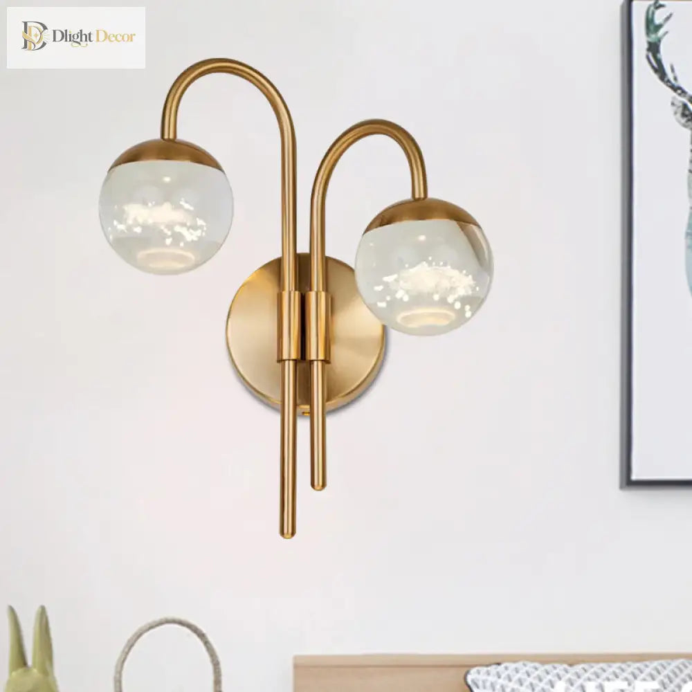 Isla Modern Crystal Orb: Light Up Your Walls In Style