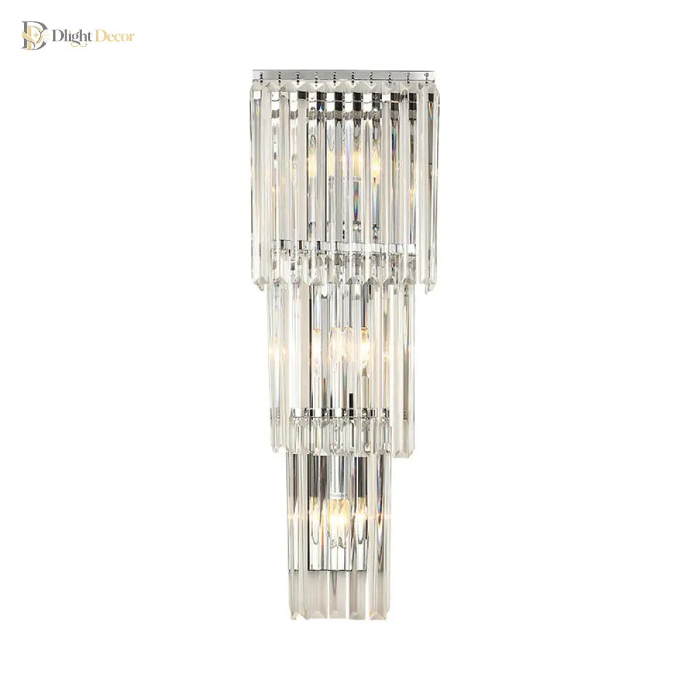 Jane Prismatic Glow: Modern 3 - Light Wall Sconce