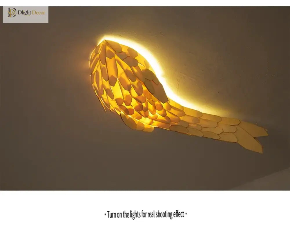 Dlight Decor Japanese Fish Wall Lamp Sculpture Wall Art