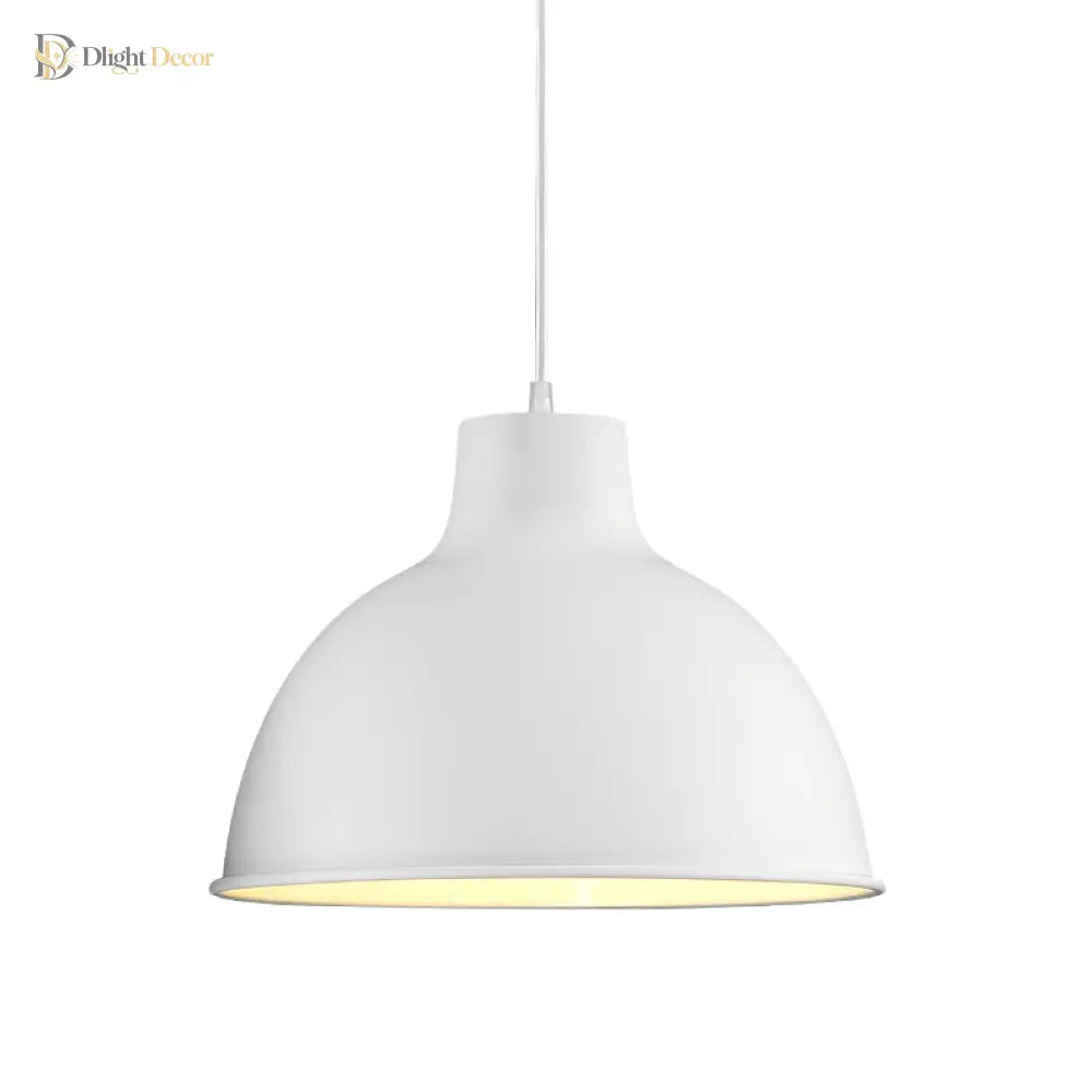 Josie Industrial Dome Pendant: Modern Loft Style With Adjustable Cord