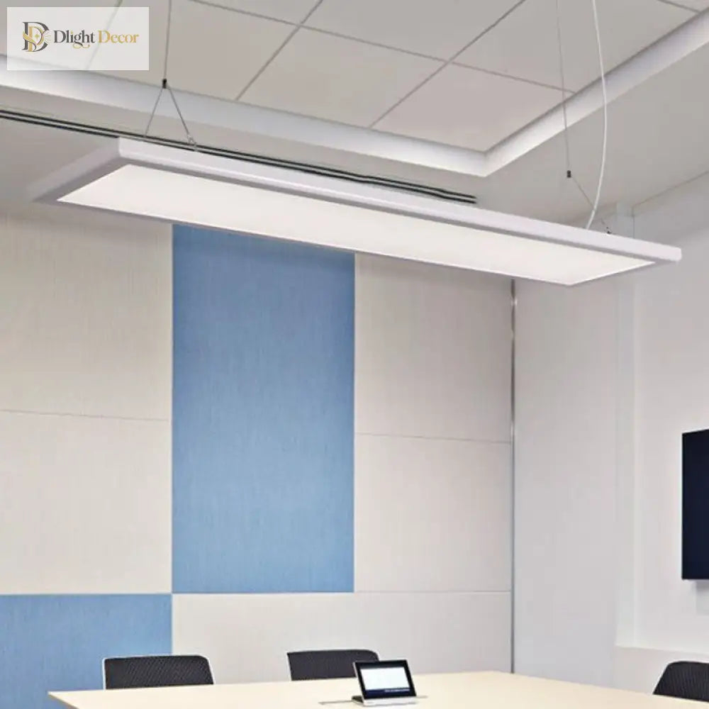 Kimberly Modern Panel Pendant - Sleek White Led Light