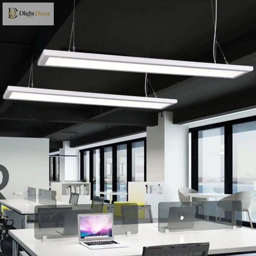 Kimberly Modern Panel Pendant - Sleek White Led Light