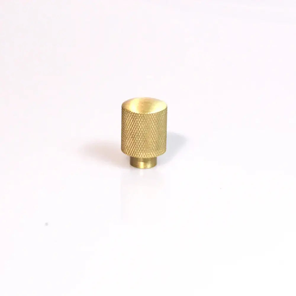 Knurled Brass T-Bar Handles – Modern Cabinet Knobs and Kitchen Cupboard Pulls Dia 20mm H30mm knob