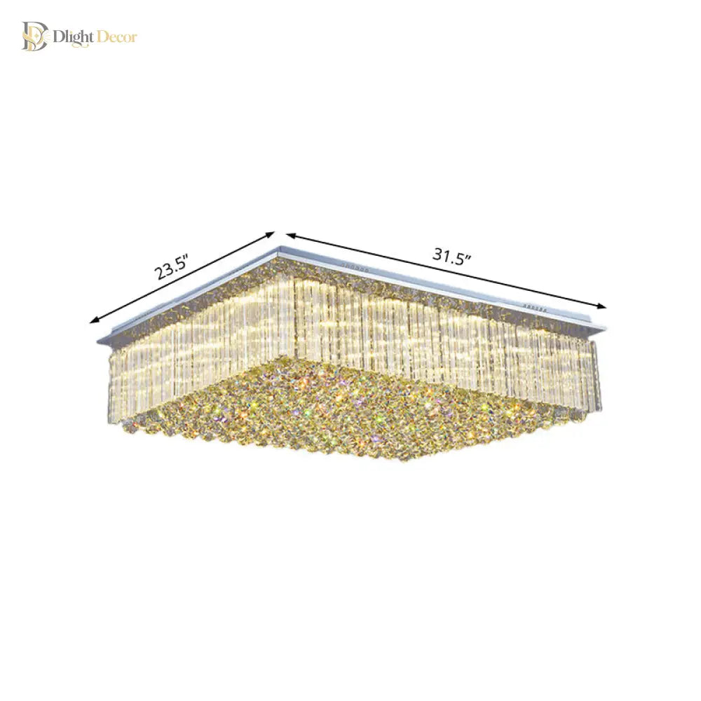 Lauren Radiant Crystal Chandelier: Light Up Your Bedroom In Style